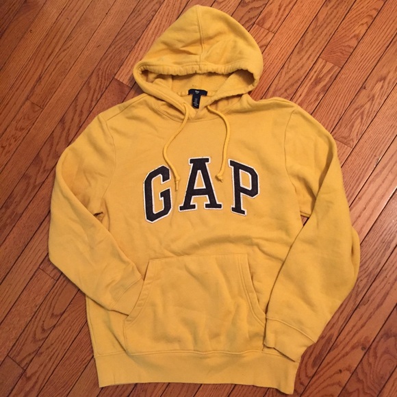 ErsA z Group l yellow gap hoodie mens